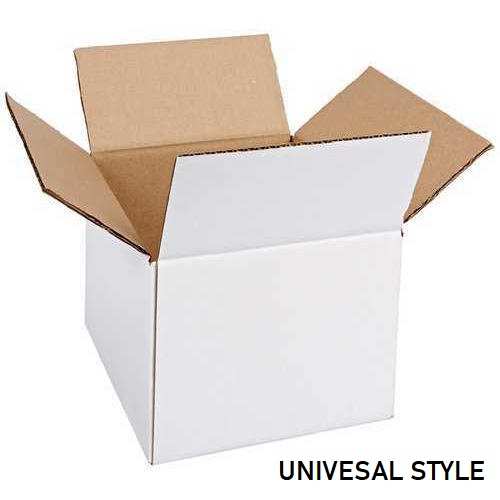 White Universal Corrugated Box